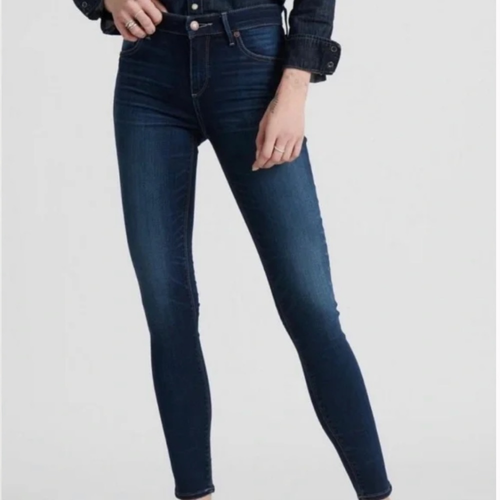 Lucky Brand Dark Wash Mid Rise Ava Skinny Jeans Size 00/24